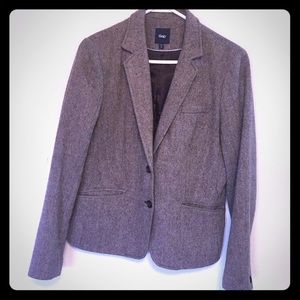 Gap Tweed Wool Blazer